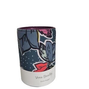 NEW Vera Bradley Drink Hugger flower 4" small container